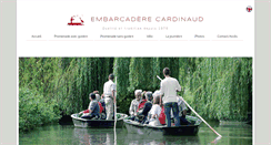 Desktop Screenshot of embarcadere-cardinaud.fr