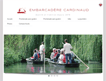 Tablet Screenshot of embarcadere-cardinaud.fr